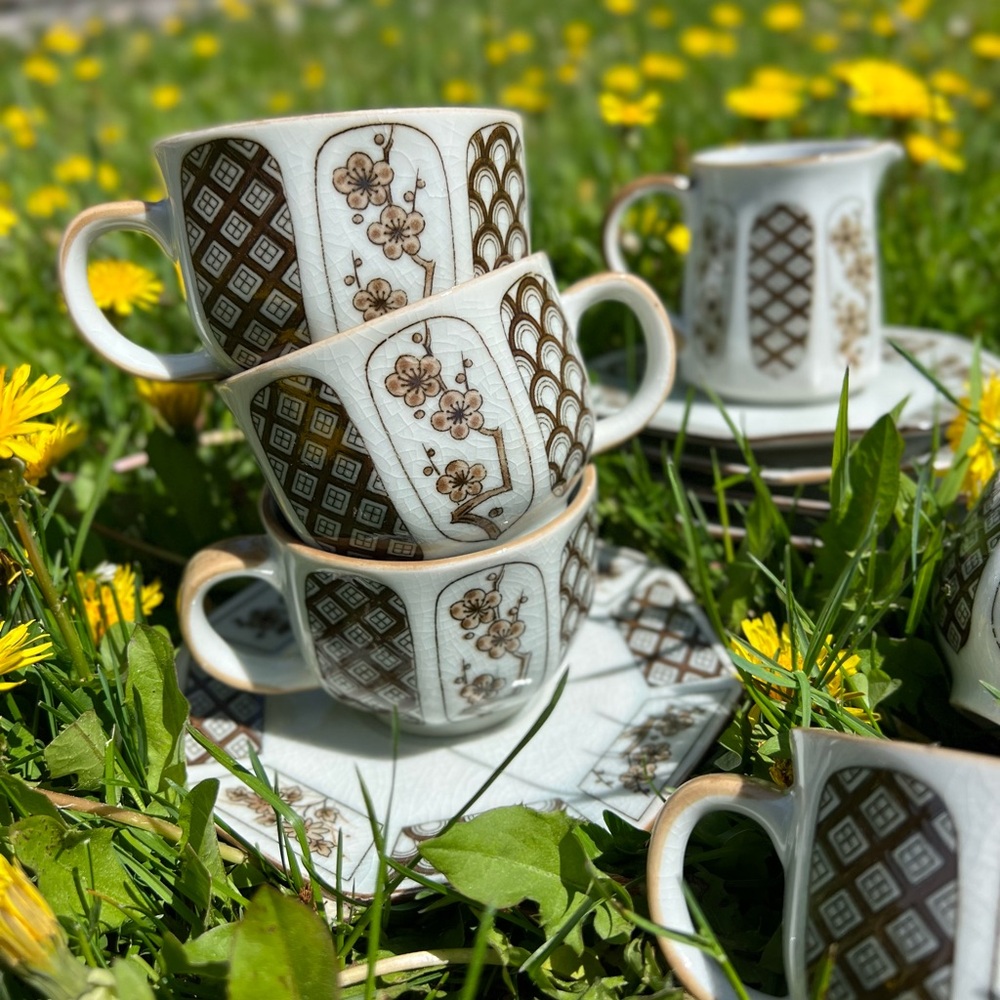 Vtg Tea Set Made in Japan 13 Pc